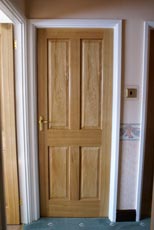 Internal door and frame