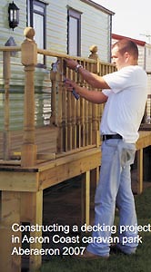 Constructing a decking project